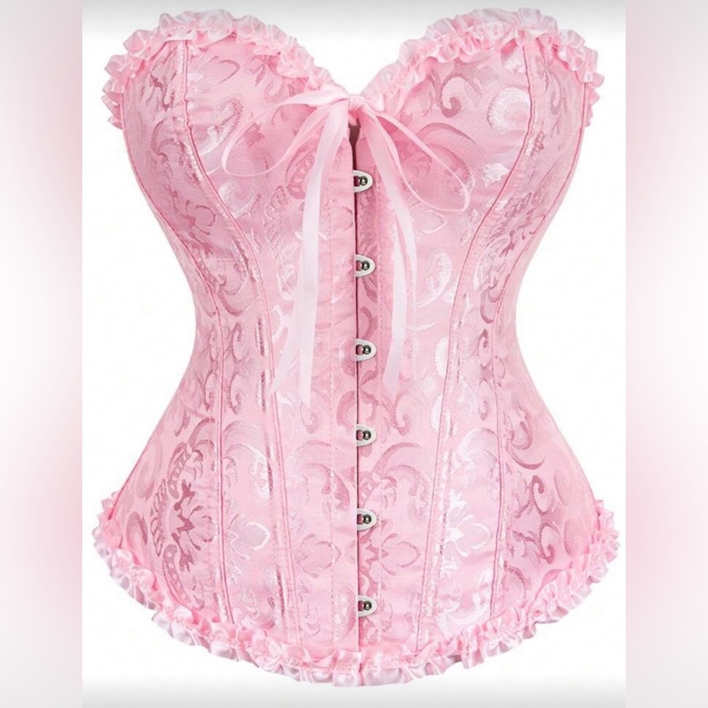 Elegant Pink Corset